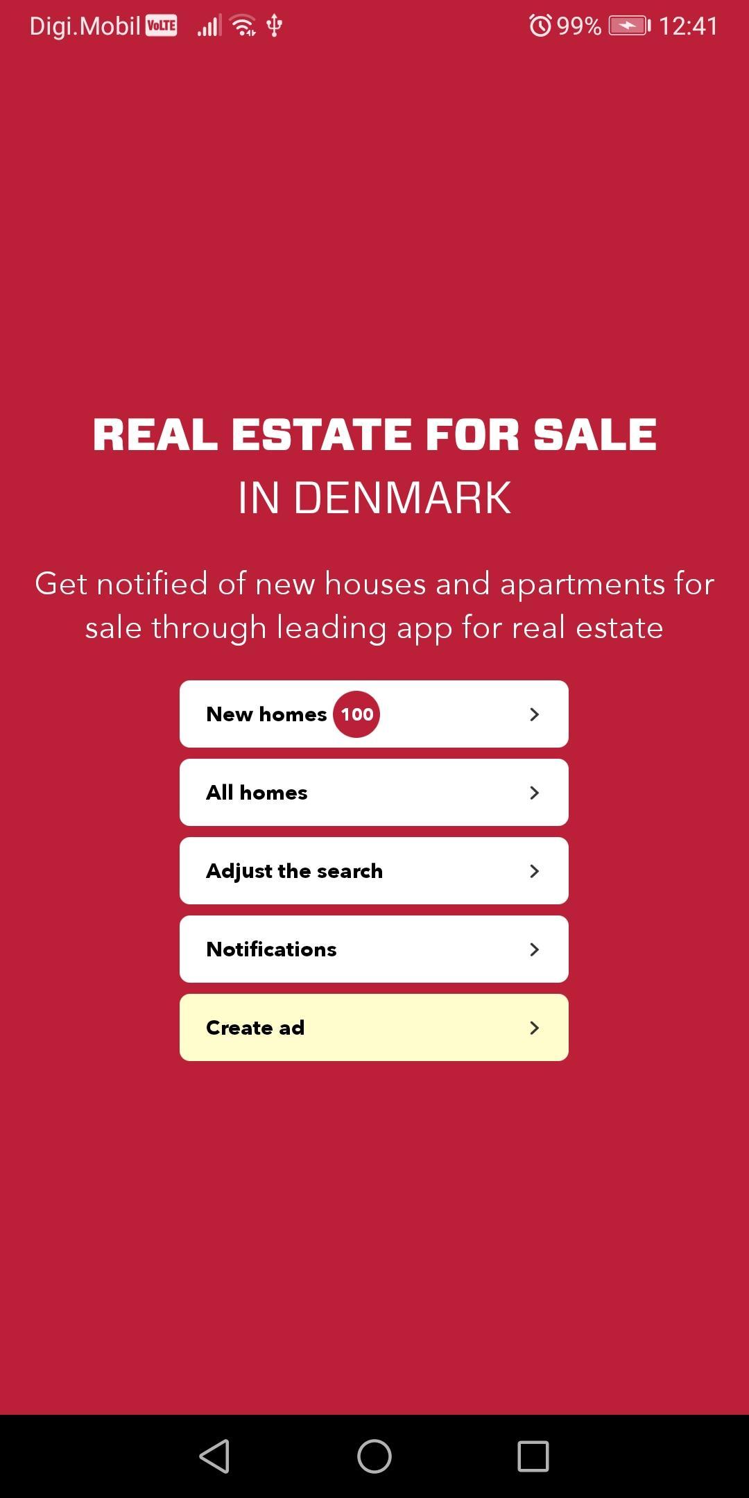 Housing for sale in Denmark