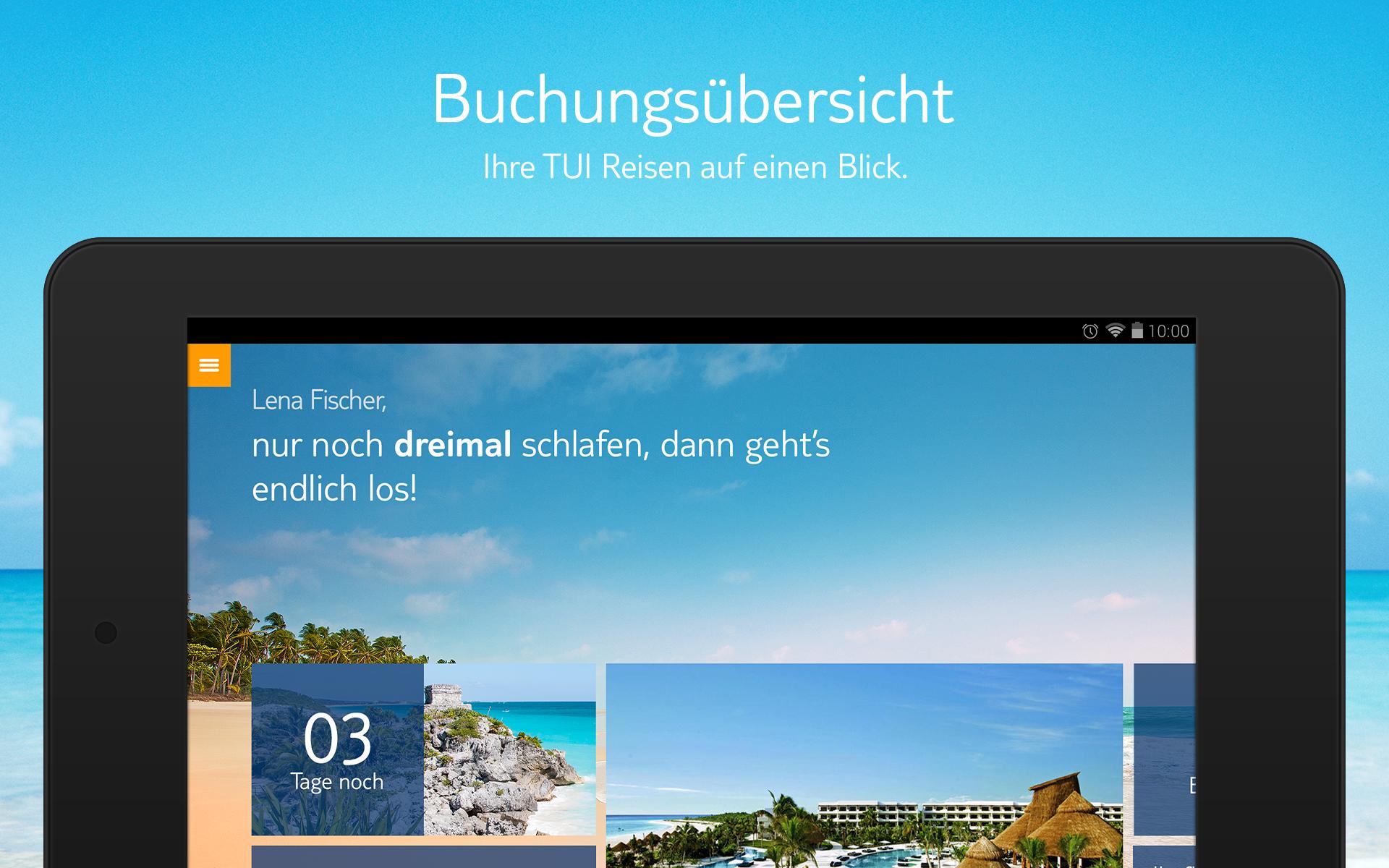 Meine TUI Tablet