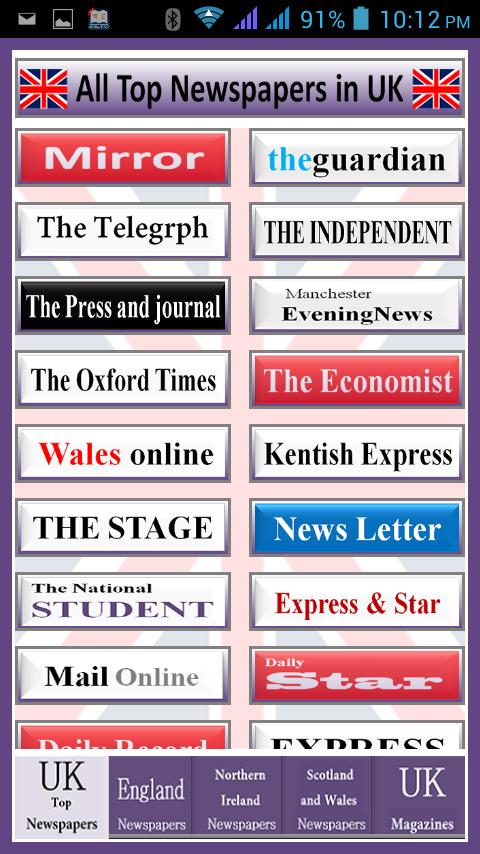 UK Newspapers and Magazines