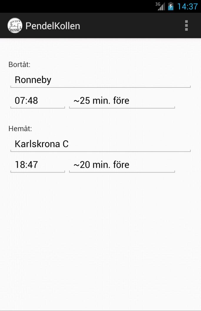 Pendelkollen BETA