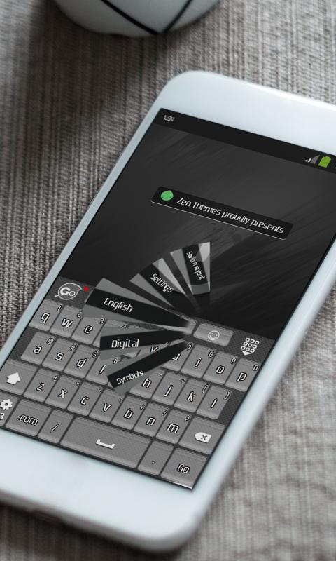 Gentleman grey Keyboard Theme