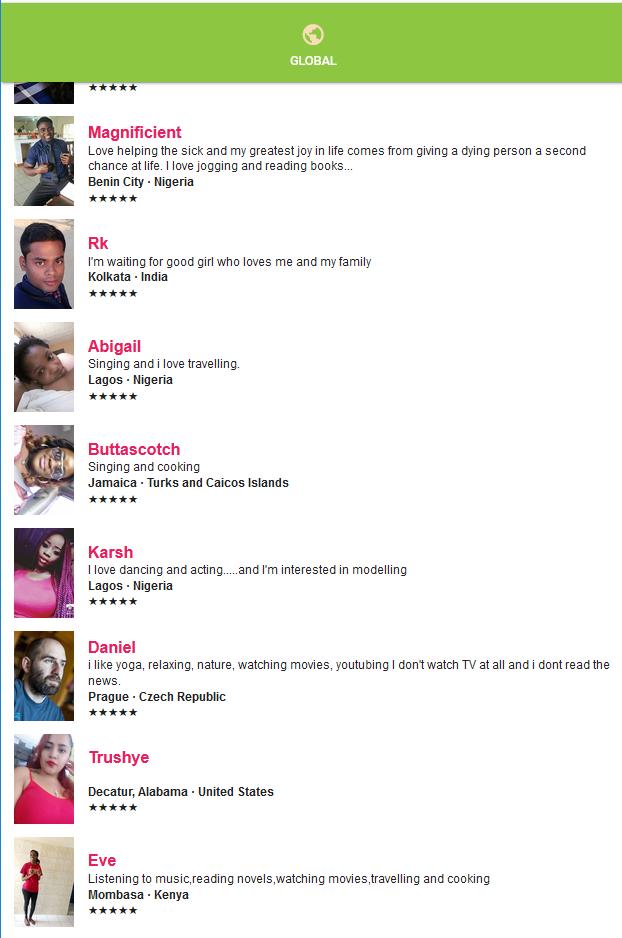 UberFaces Free Dating App