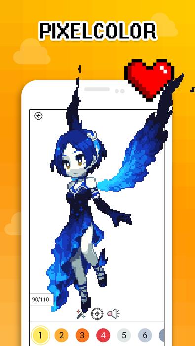 Anime Girls - Color by Number