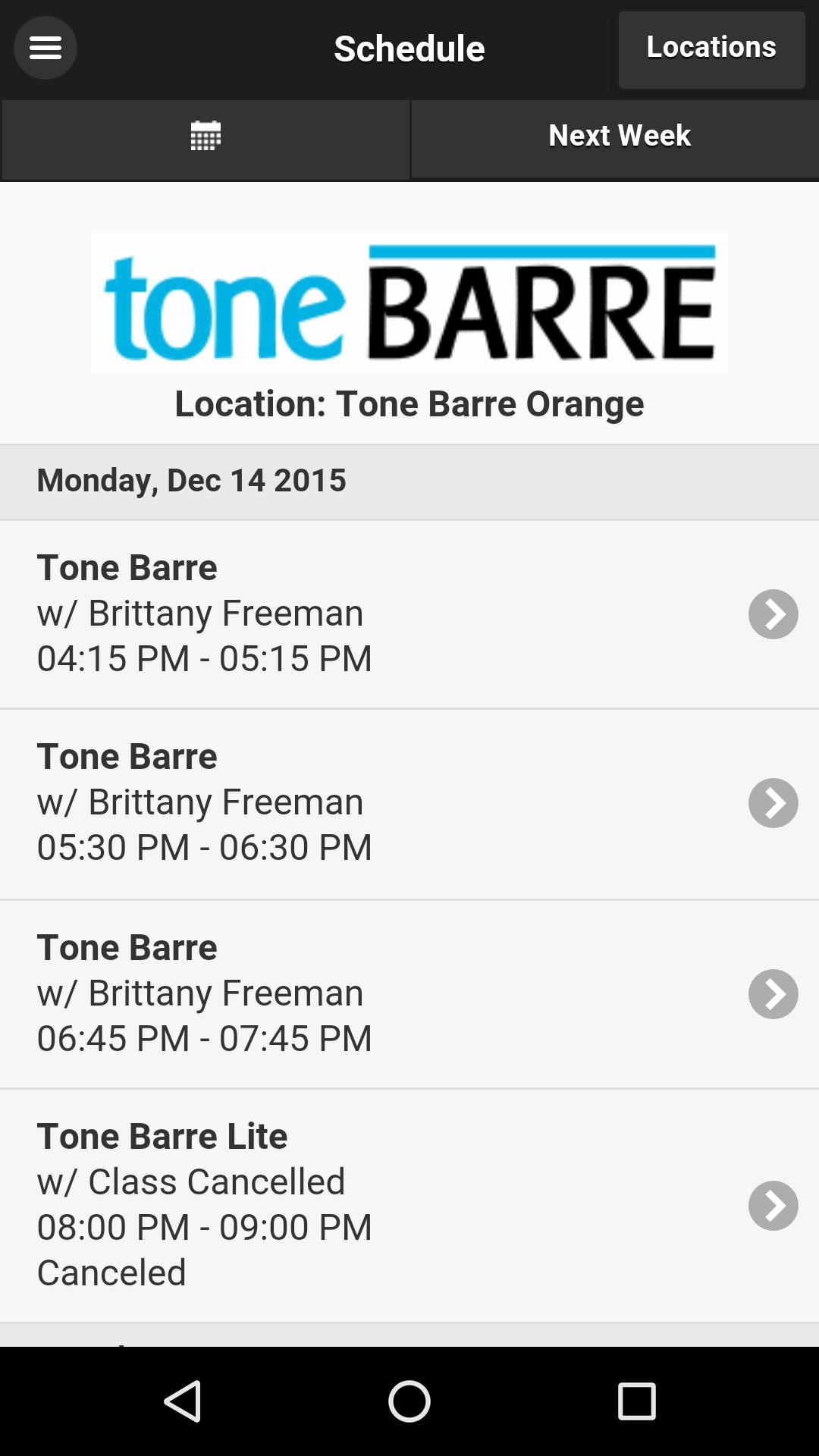 Tone Barre