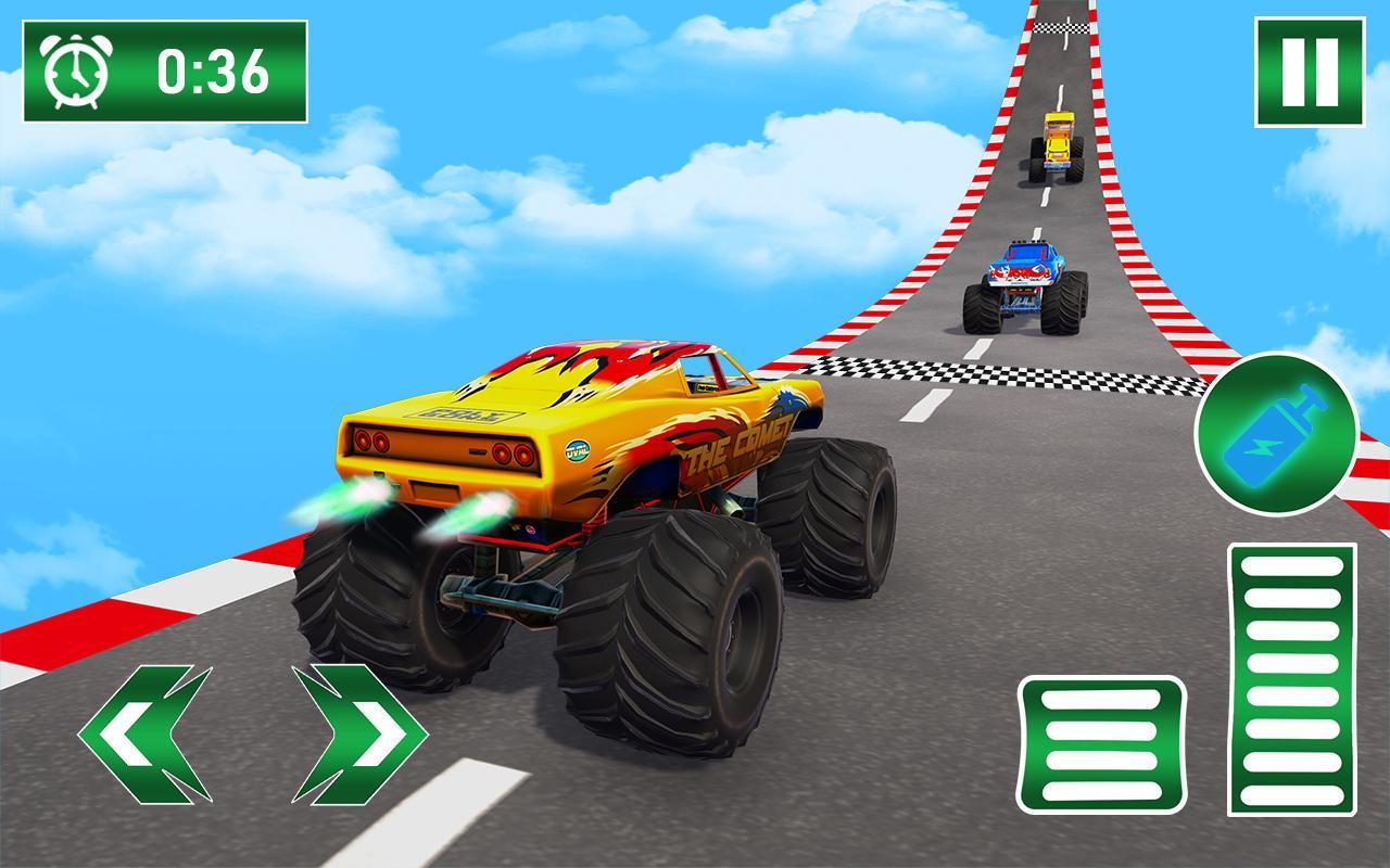 Mega Ramp Monster 3d Car Games