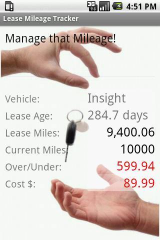 Lease Mileage Tracker