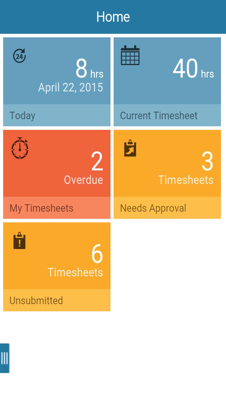 CA Clarity Mobile Time Manager