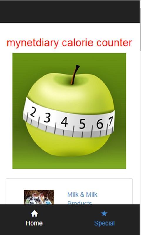 mydiary calorie counter