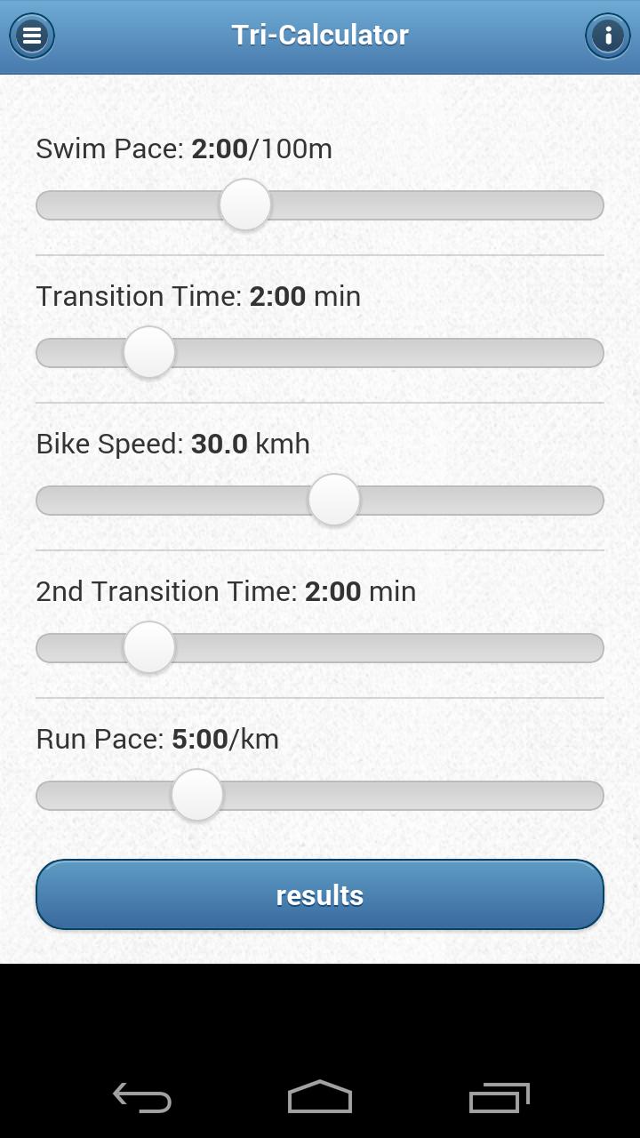 Triathlon Race Calculator