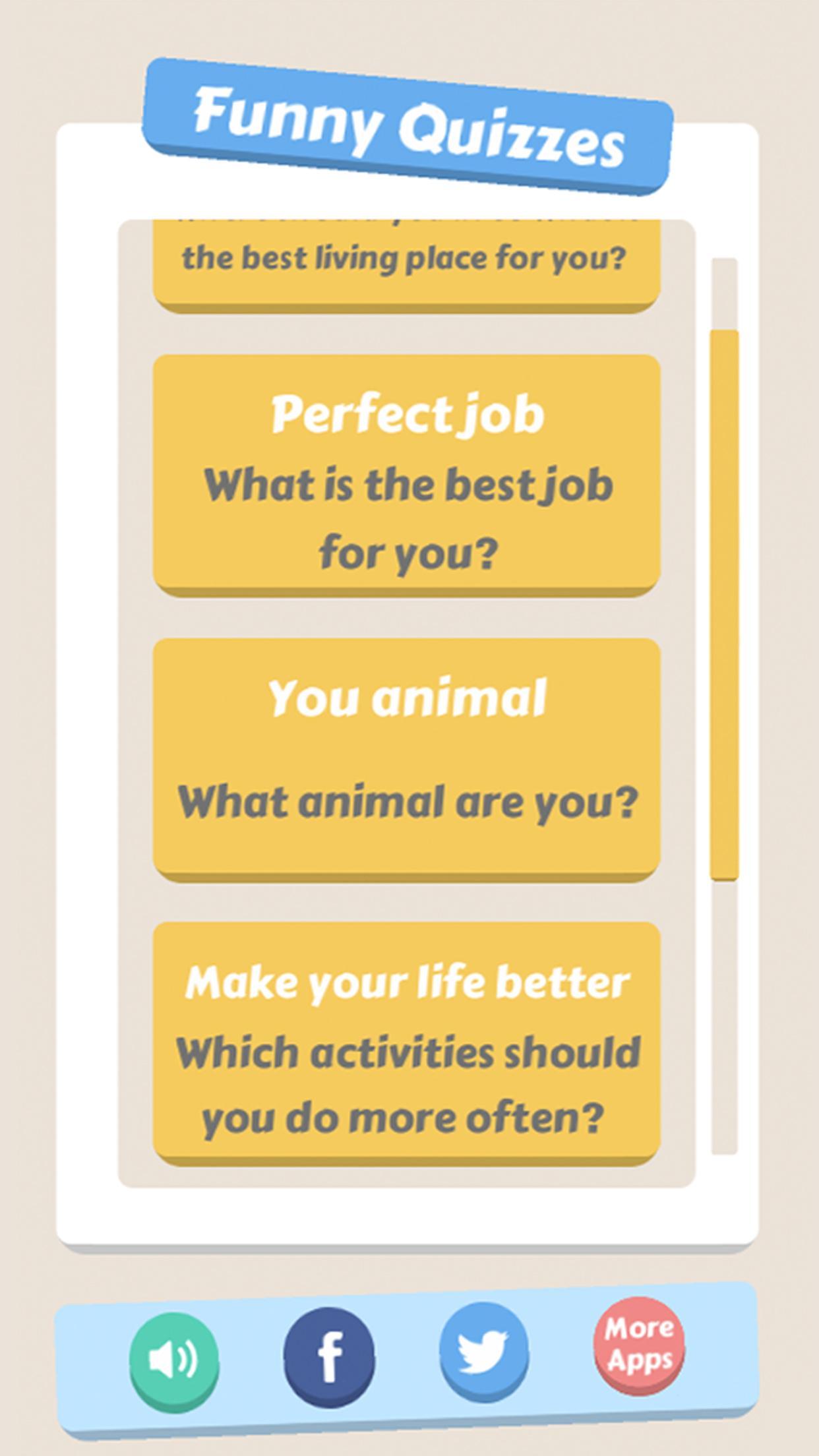 Funny Bedtime Quizzes