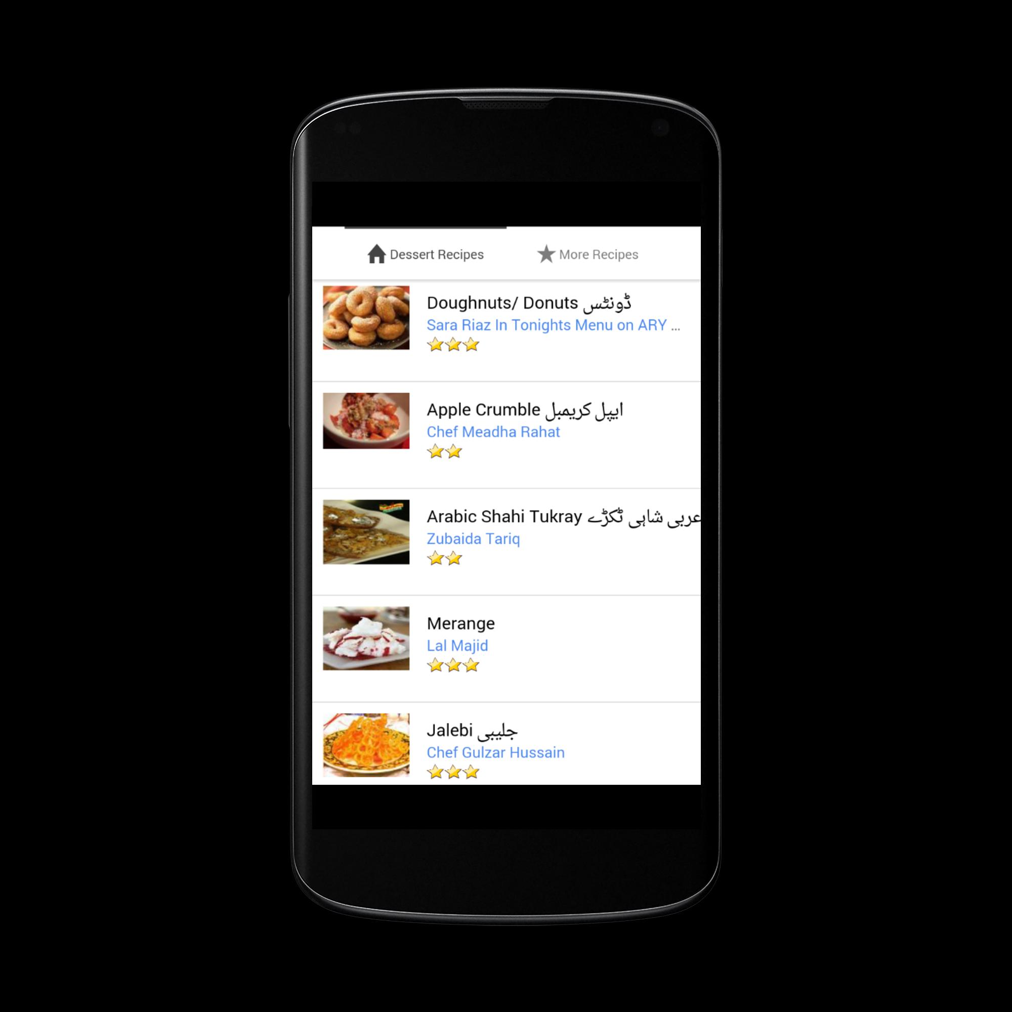 Dessert Recipes in Urdu
