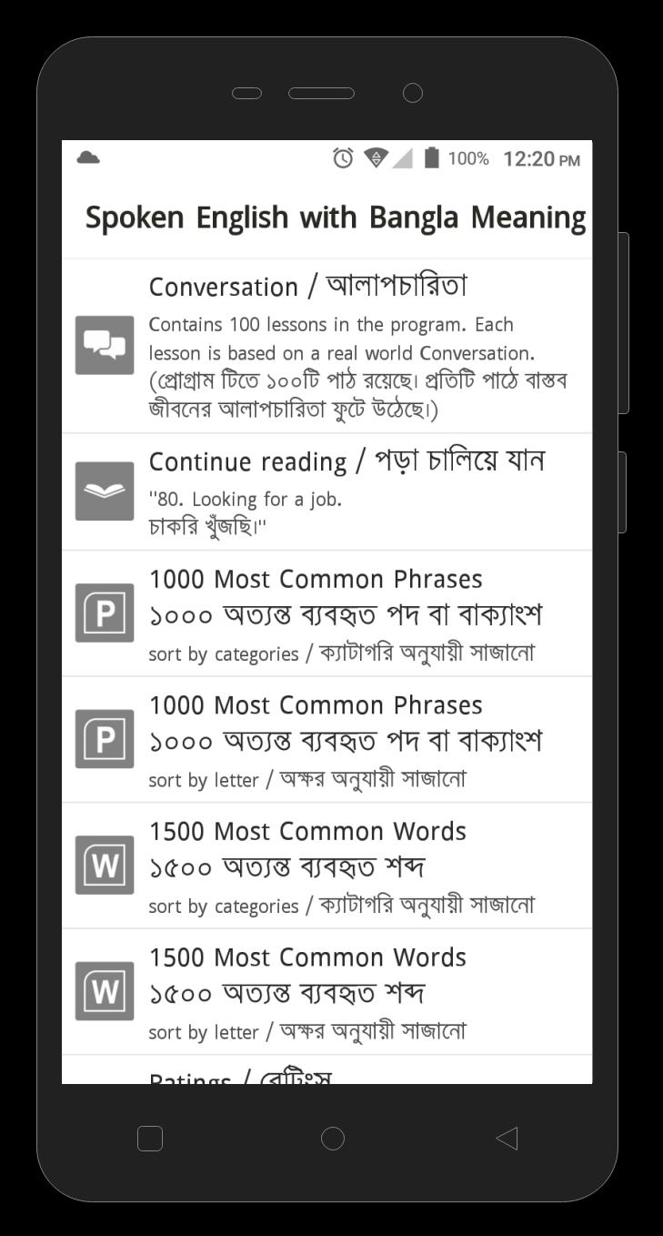 Spoken English Bangla