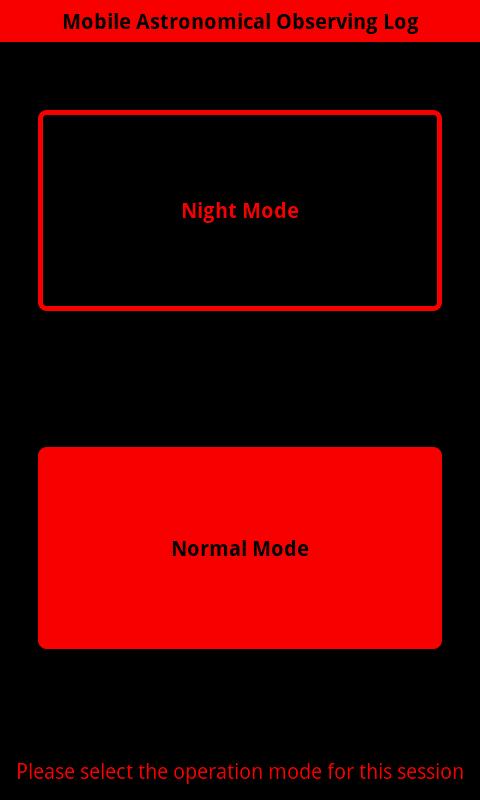 Mobile Astro Observing Log