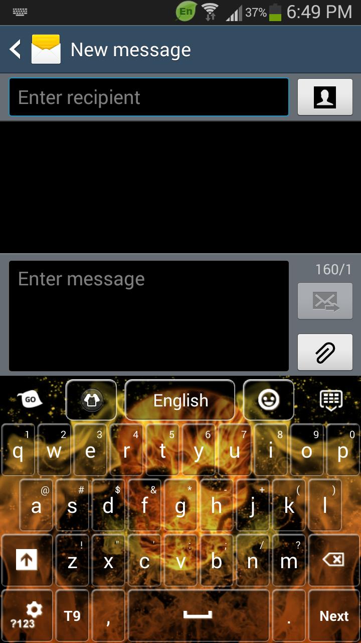 Fire Flame Keyboard
