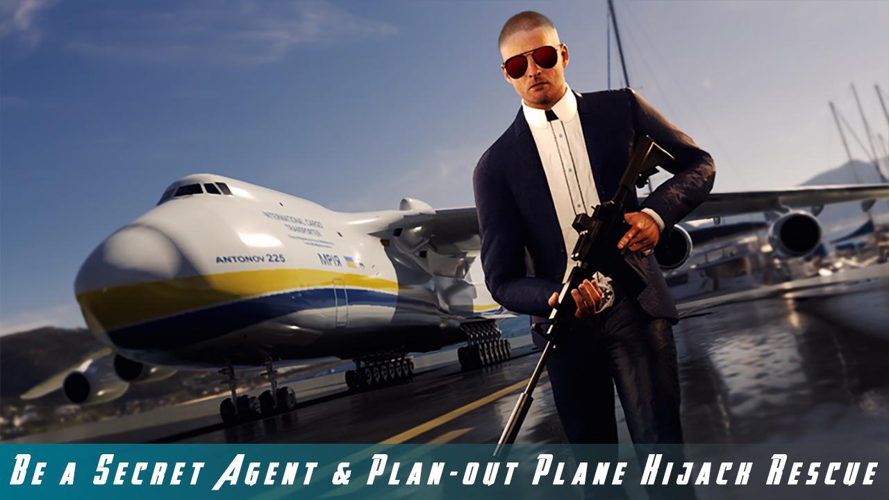 Airplane Hijack Secret Spy Rescue : Crime Games
