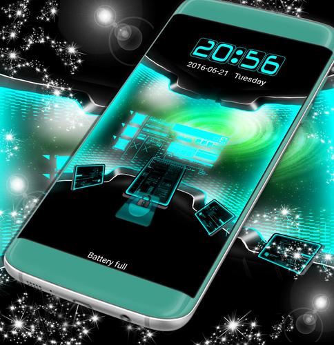 3D Locker Technology Theme