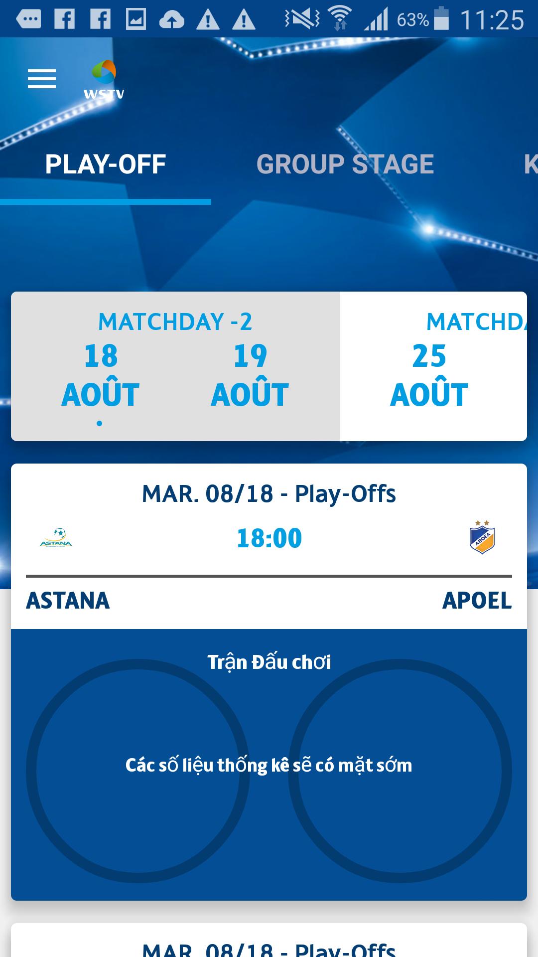 WS Television Sports Channel