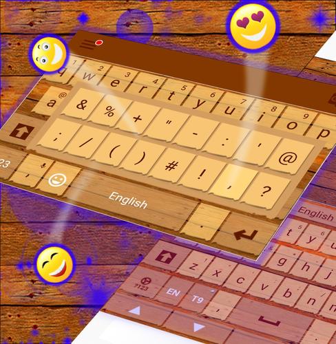 Wood Keyboard Theme