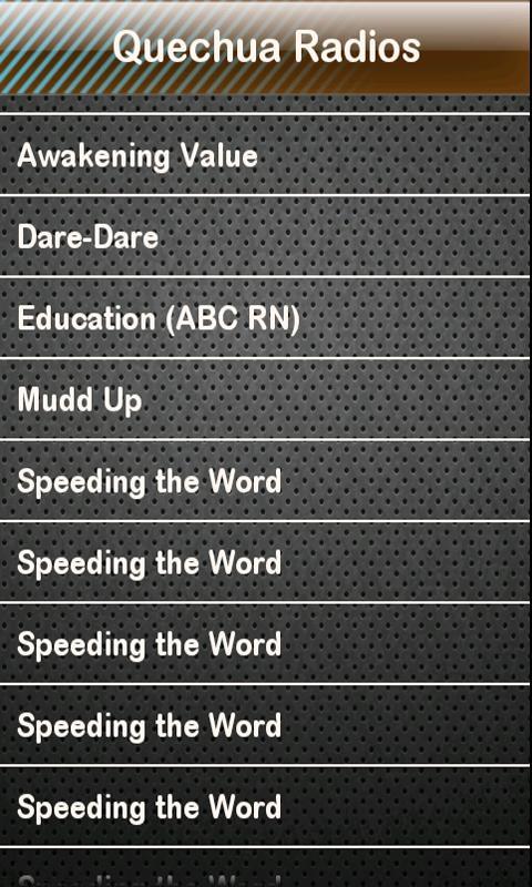 Quechua Radio Quechua Radios