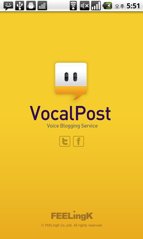 VocalPost, Voice FaceBook / TW
