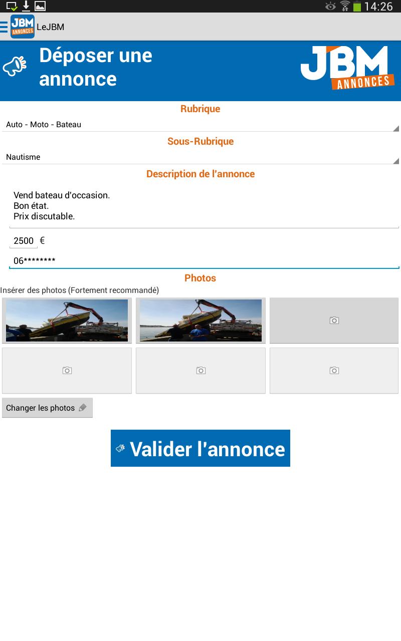 LeJBM annonces