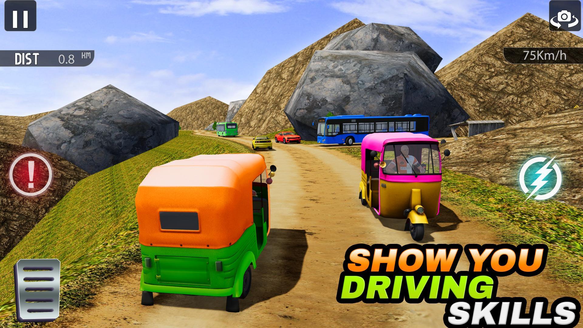 Modern Tuk Tuk Auto Rickshaw: Offroad Driving 2021