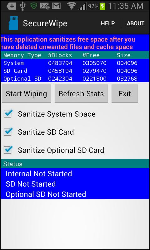 Secure Wipe