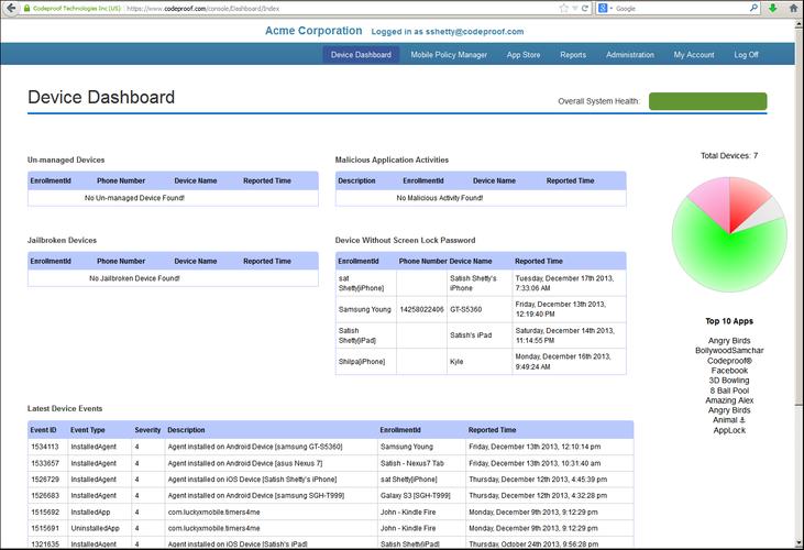Codeproof MDM for Samsung