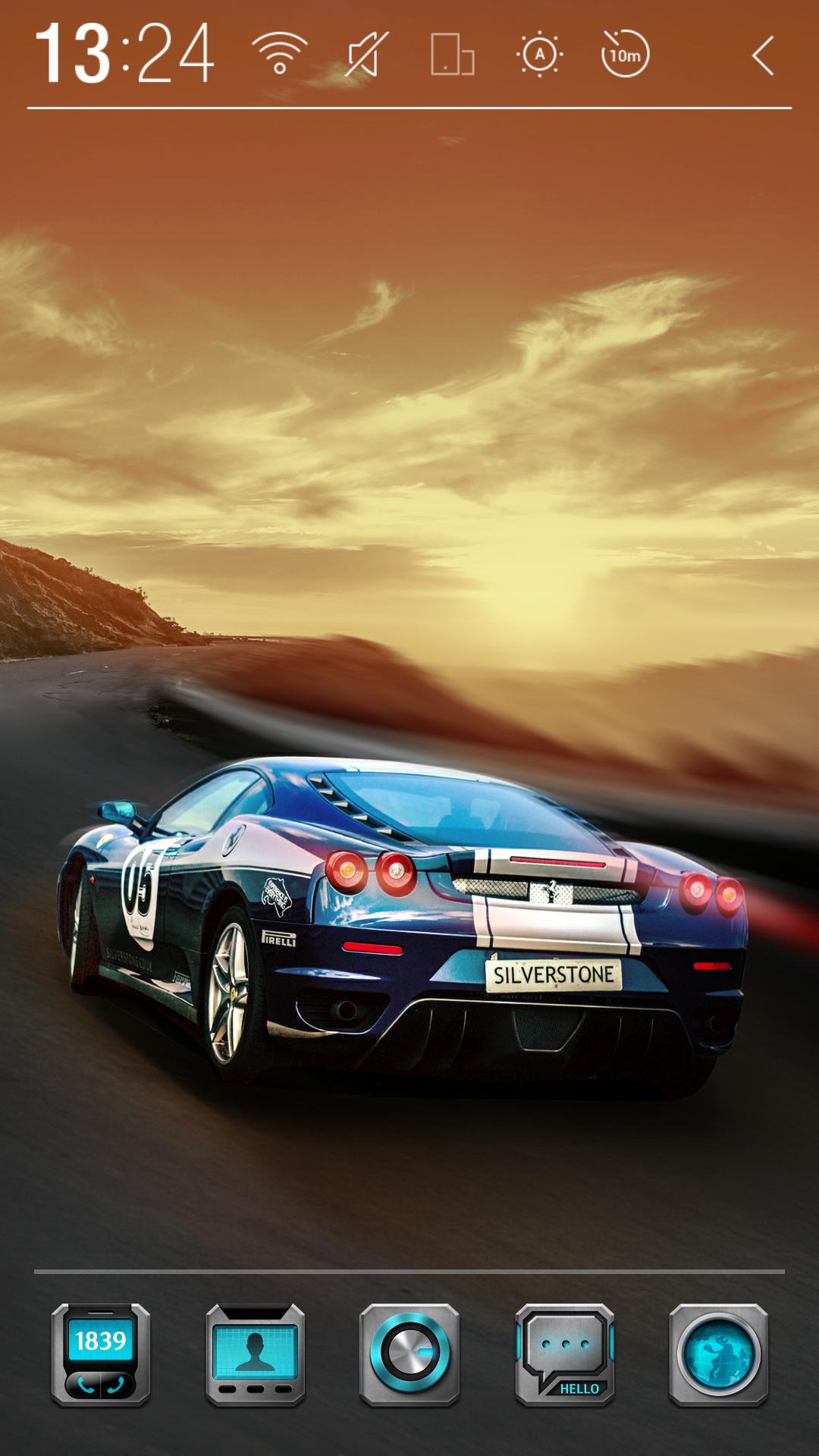 Car Racing Atom Theme