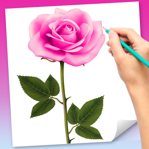 Draw Flowers Step By Step