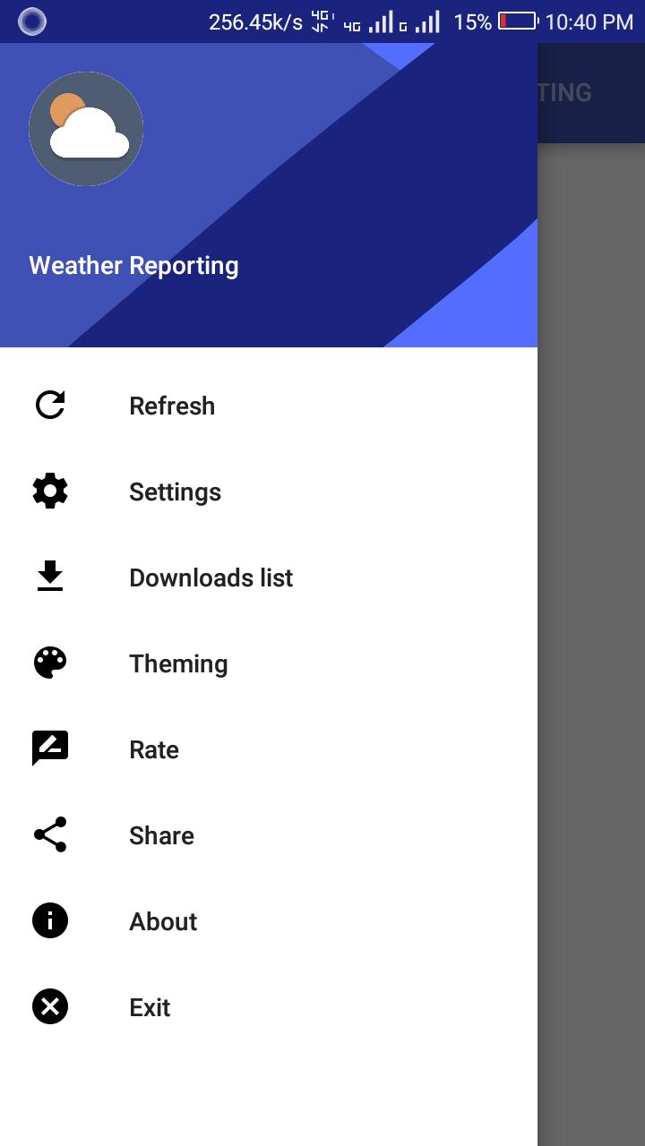 Weather Reporting