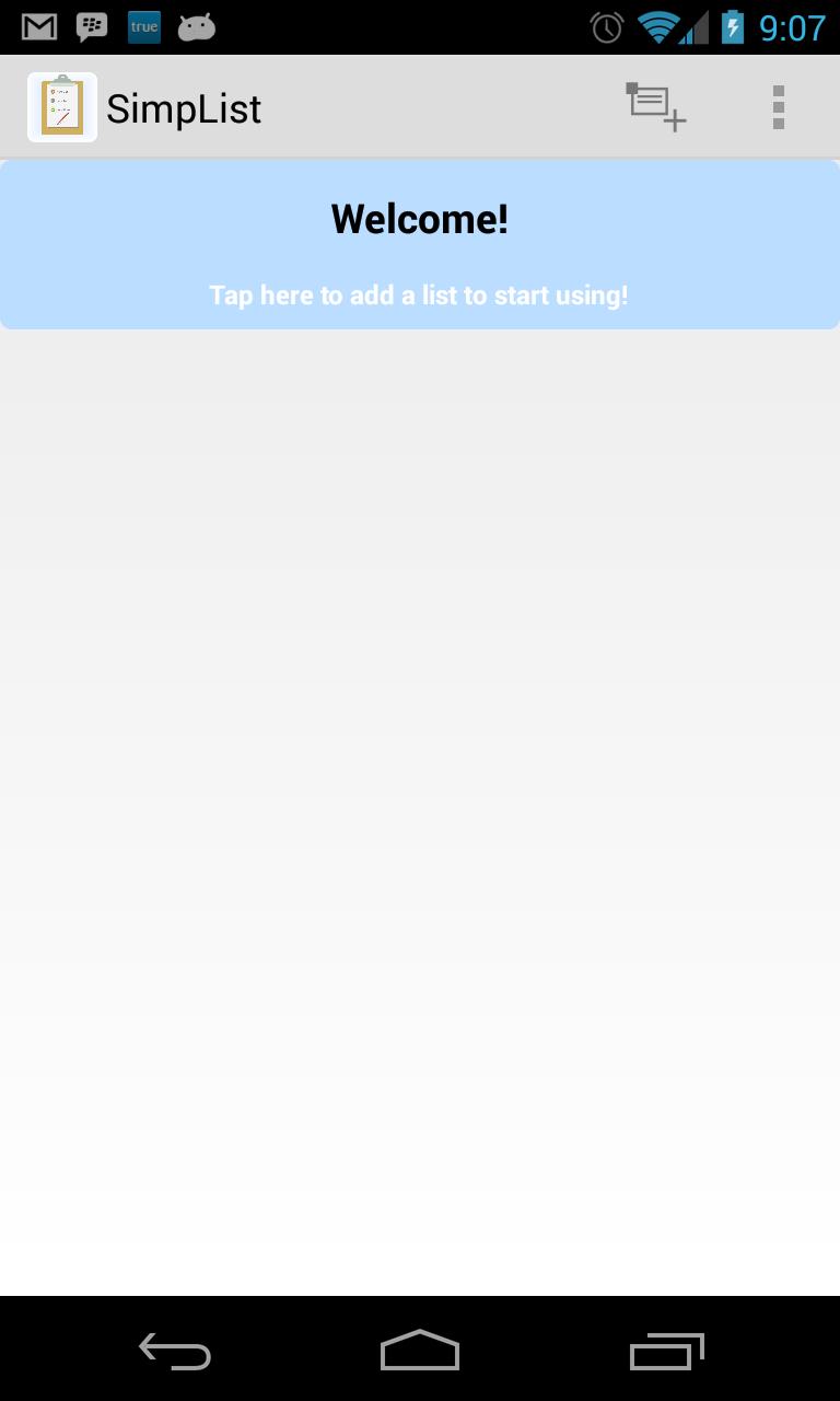 SimpList - A simple to-do list
