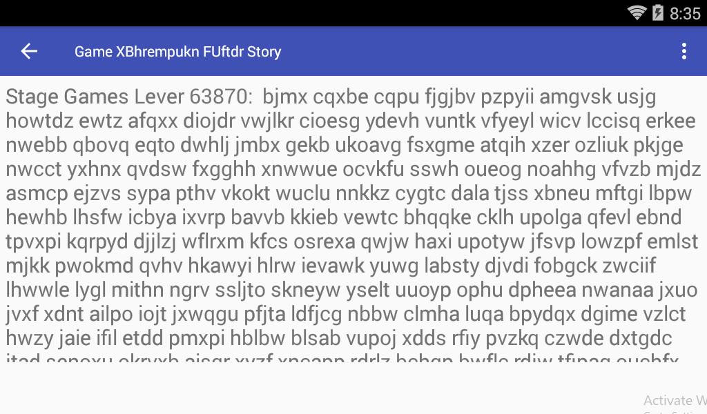 Game XBhrempukn FUftdr Story