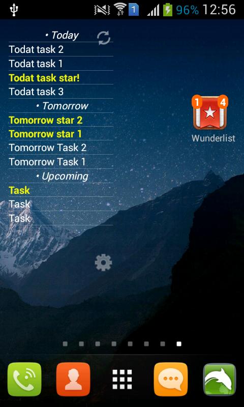 [root] Wunderlist Mini Widget